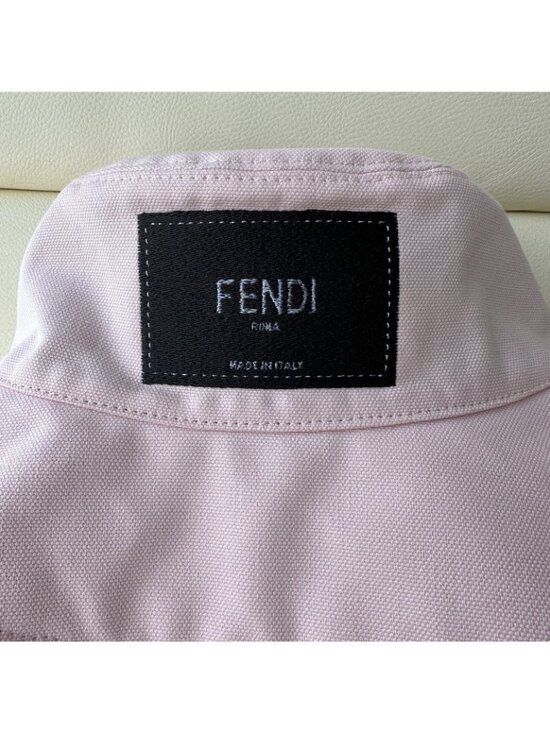 NWT Fendi Roma Logo Patch Bucket Hat PINK Sz S 100% Authentic main image 5